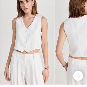White Wayf vest - worn twice!
